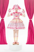 Candy Park Sweet Lolita Print Jumper Dress and Accessories - image 23