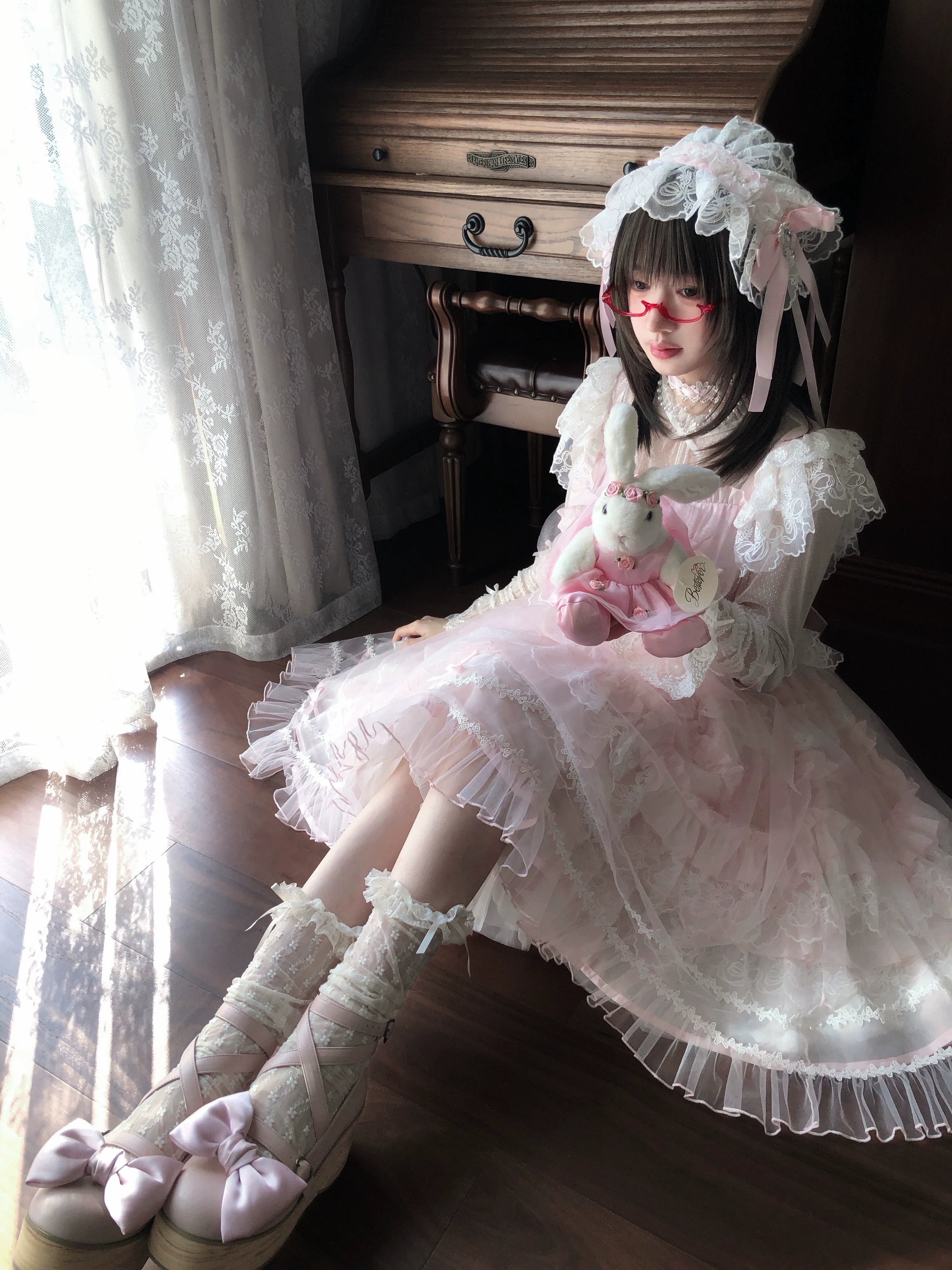 Eternal Vow - Wedding Lolita JSK, Detachable Overlay - image 20