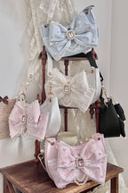 Lace Love - Satin Bow Lolita Shoulder Bag - image 1