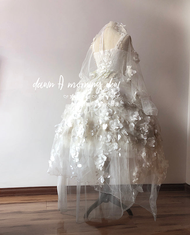Flower Wedding Lolita Accessories Headdress Set - image 37