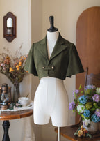 Vintage Lolita Fishbone Halter Skirt and Autumn Jacket - image 53