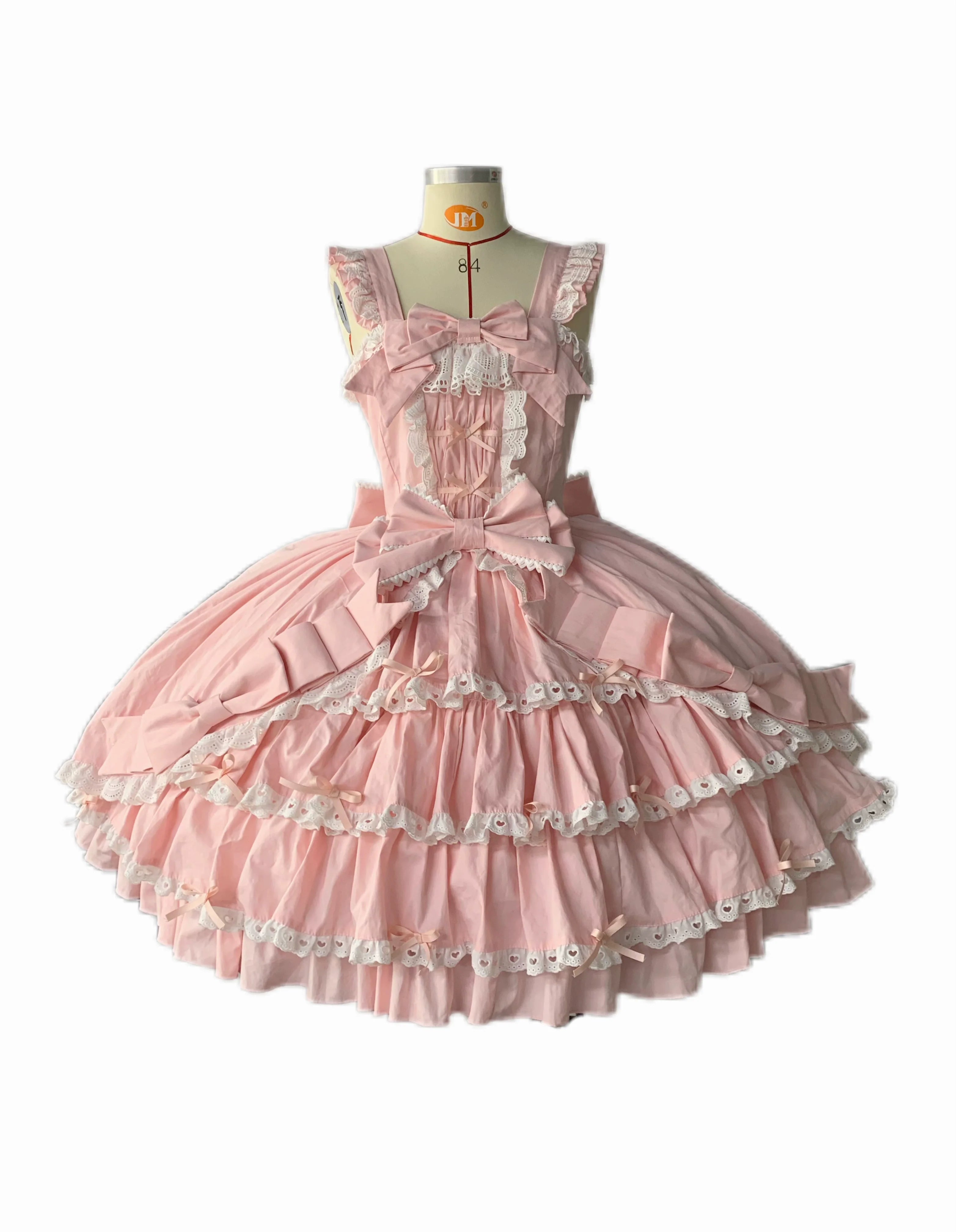 Gryza Plus Size Princess Lolita JSK with Cotton Tiered Ruffles - image 19