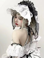 Layered Poem Wedding Sweet Plus Size Lolita JSK Dress Set - image 14