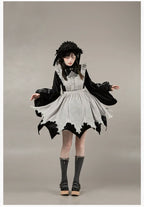 Raven's Night Song Oriental Gothic Lolita Dress Set - image 46