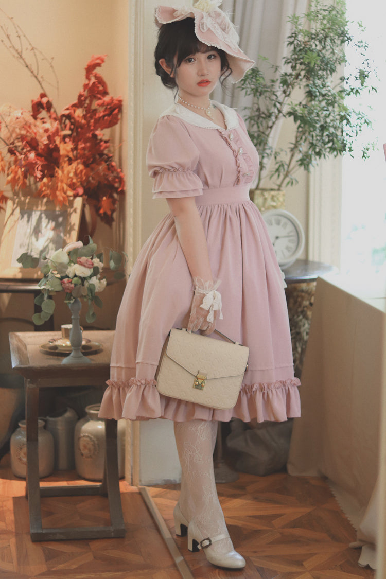 Plus Size Vintage Lolita OP Dress - image 6