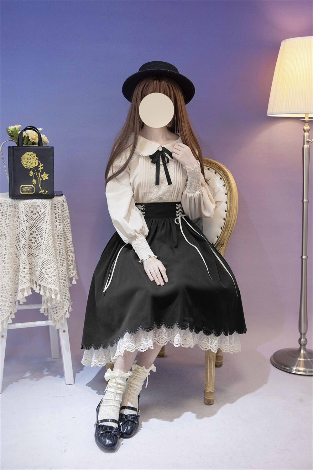 Countess's Autumn Tour - Retro Lolita Embroidery Long SK - image 22