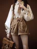 Famous Detective Goose - Ouji Lolita Shorts Set, Pockets - image 2