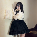 Rich Girl Elegant Lolita Blouse and Skirt Set - image 3