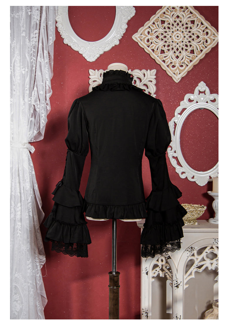 Gothic Lolita Halloween Blouse, Bat Inspired - image 11