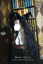 Twinkle Veil Lolita Halloween Witch Hat - image 1