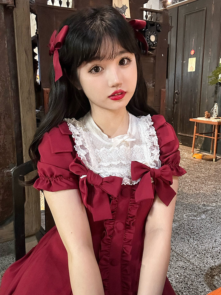 Long Version Elegant and Vintage Lolita OP and Accessories - image 14