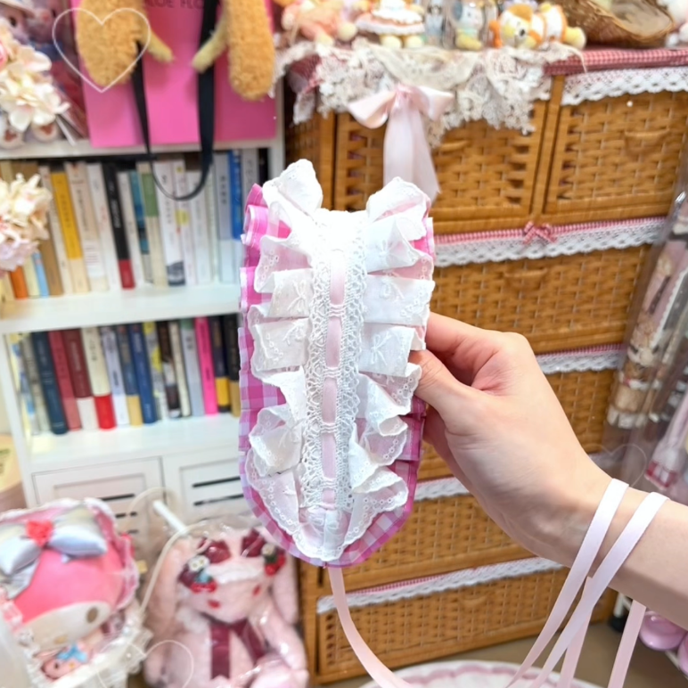 Plaid Baileys - Pink Plaid Old School Lolita JSK Dress - image 39