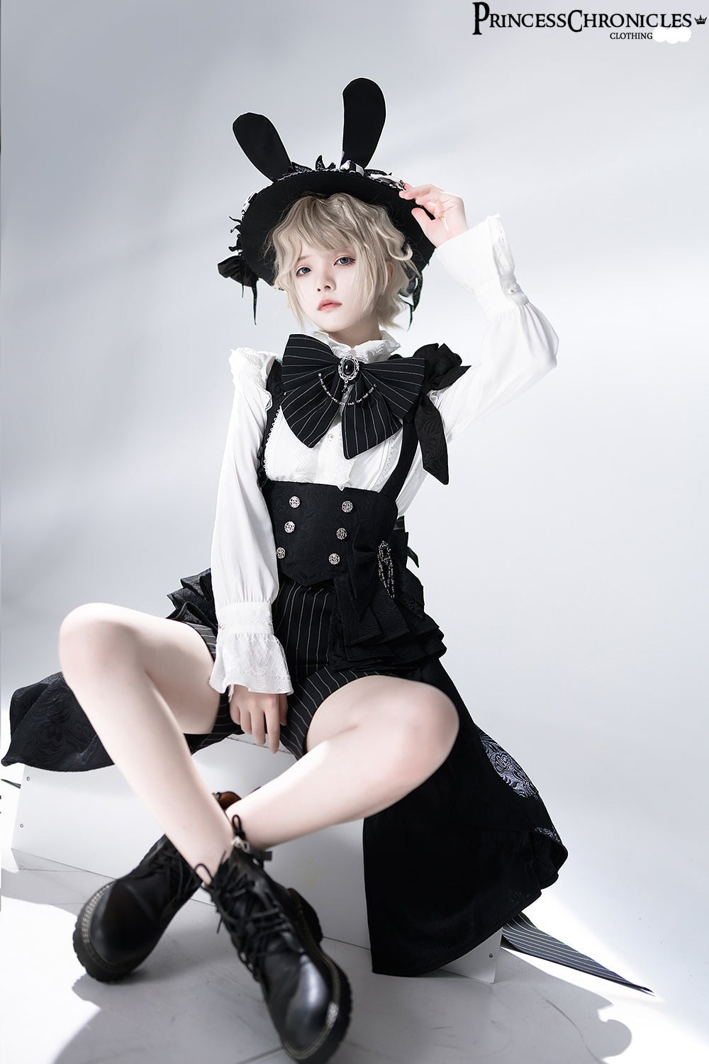 Rabbit Theater Ouji Lolita Blouse and Shorts Set - image 28