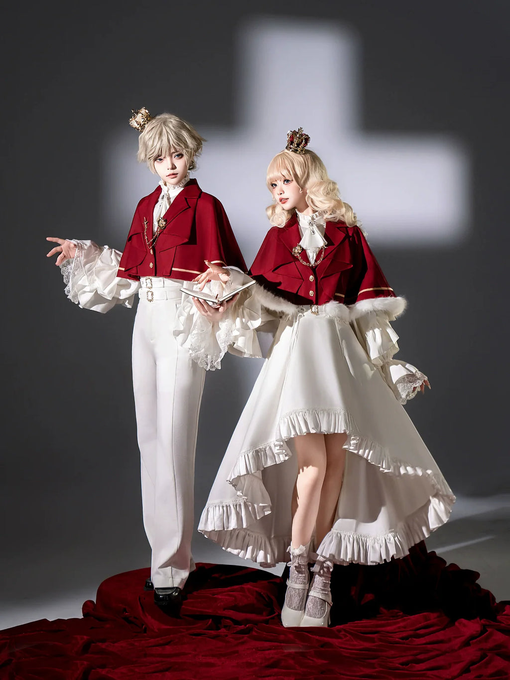 Night & Day Sonata Ouji Lolita Shirt and Pants Set - image 3