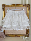 Sweet Lolita Cotton Bloomers, Lace Polka Dot Hem - image 9