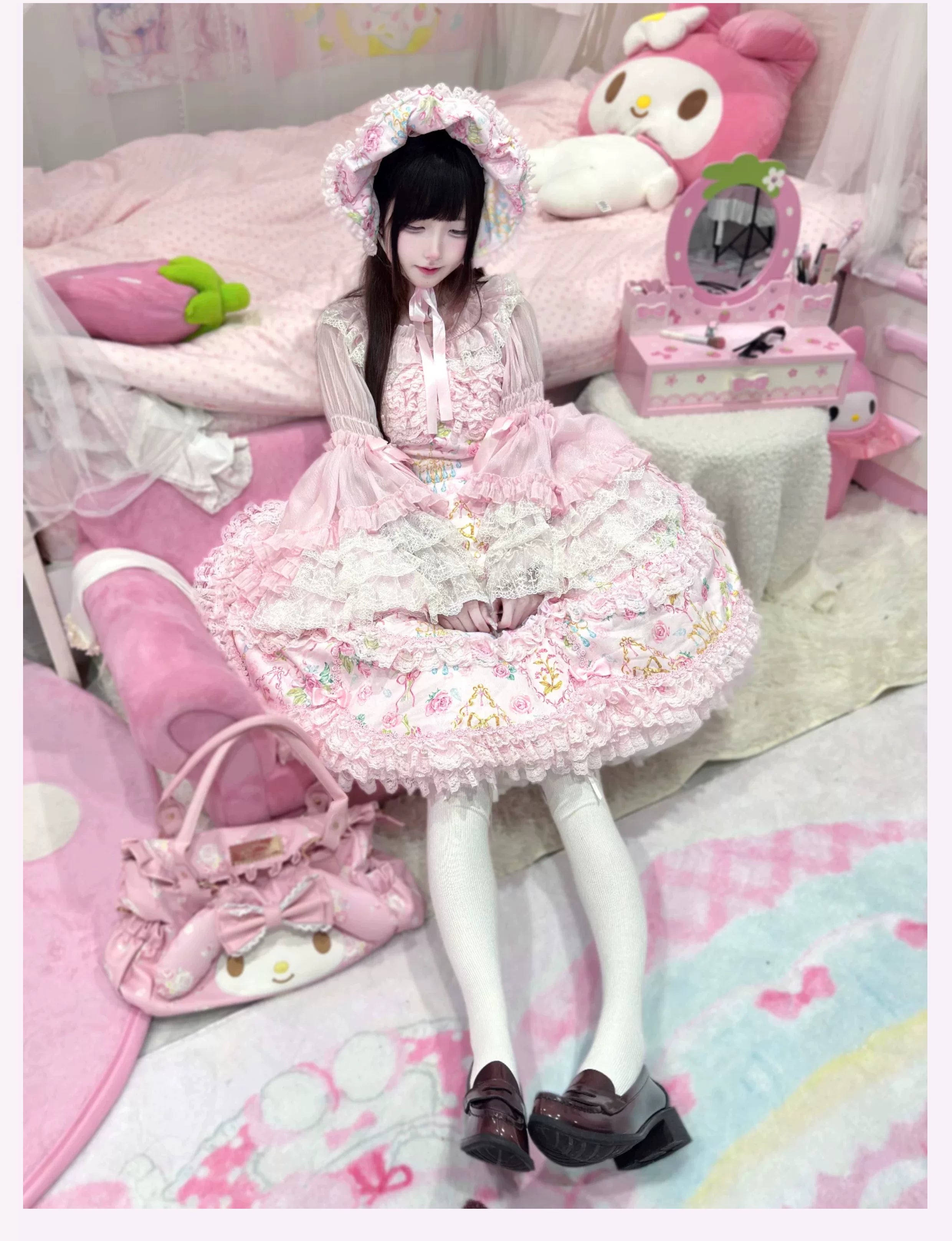 Spring 2025 Old School Lolita Floral JSK and OP Dress Series and Accessories - image 18