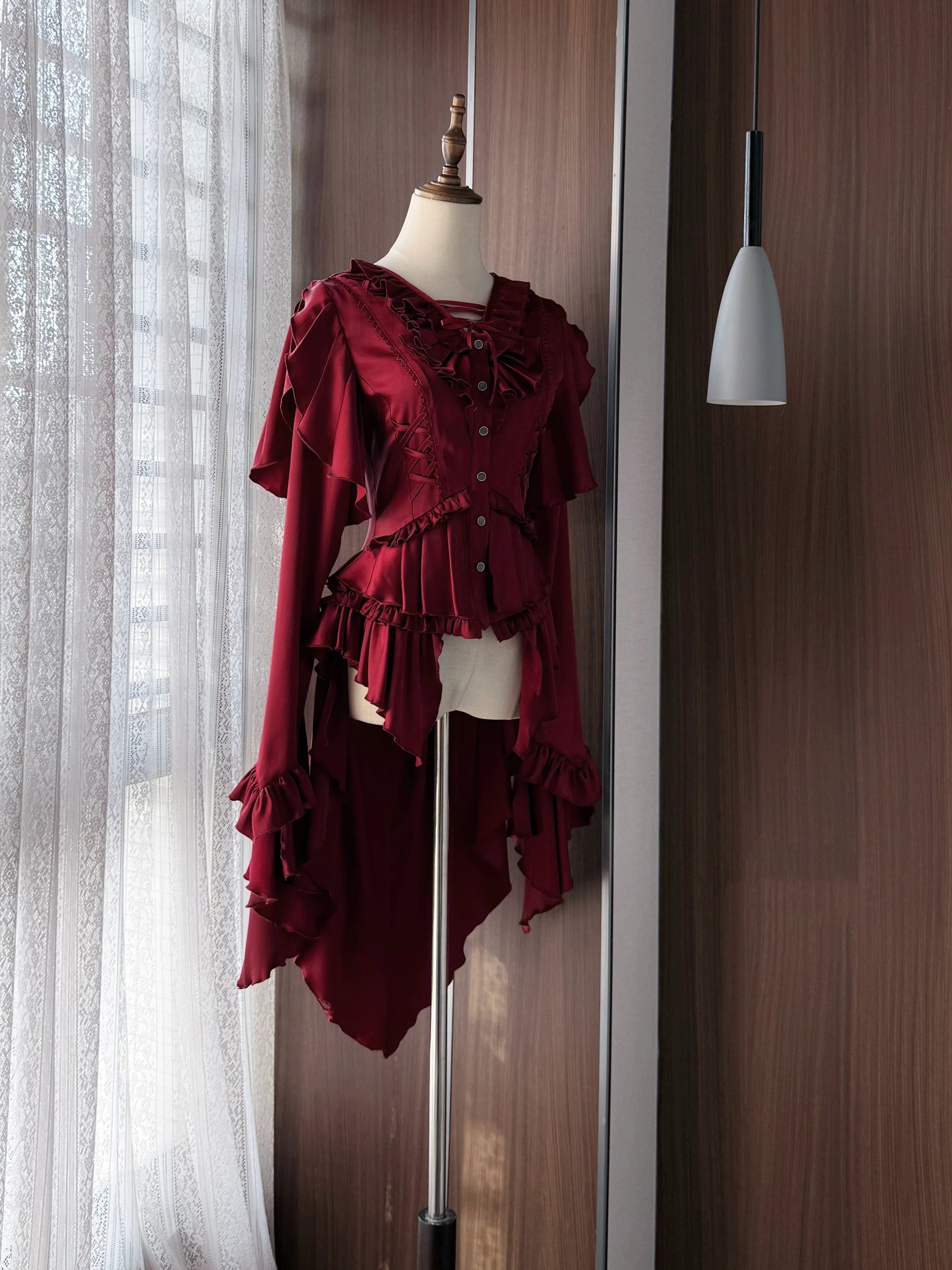 Abyssal Echo - Mermaid Inspired Ouji Shirt and Side-Zipper SK Collection - image 3