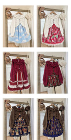 Napoleon Pastry - Sweet Lolita Cardigan, Detachable Bows - image 37