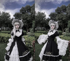 Sewing Magic Cat - Classic Lolita Six-Panel OP Dress with Embroidery and Accessories - image 23