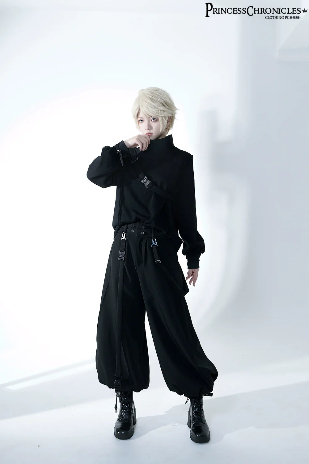 Functional Rabbit Handsome Gothic Ouji Pantsuit - image 23