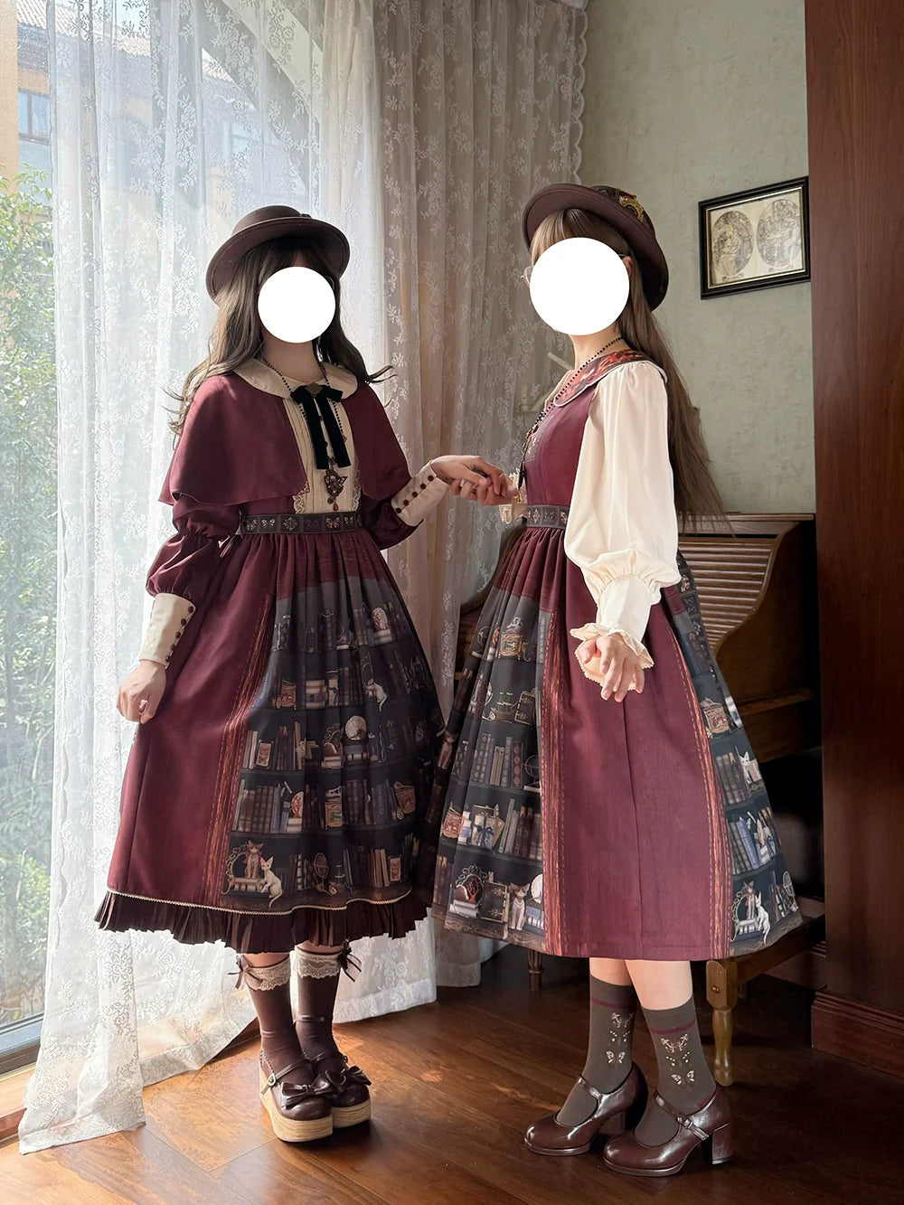 German Bookshelf - Classic Lolita Printed JSK Dress - image 22