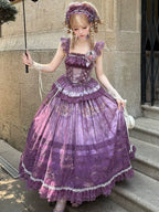 Foggy Vineyard - Fishbone Classic Lolita Bodice, Maxi Skirt - image 6