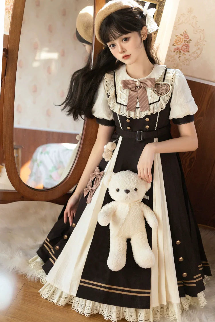 Chocolate Workshop - Classic Lolita Short and Long OP Dress - image 16