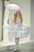 Candelabra Ode - Doll-like Sweet Lolita JSK Dress, Side Zipper - image 10
