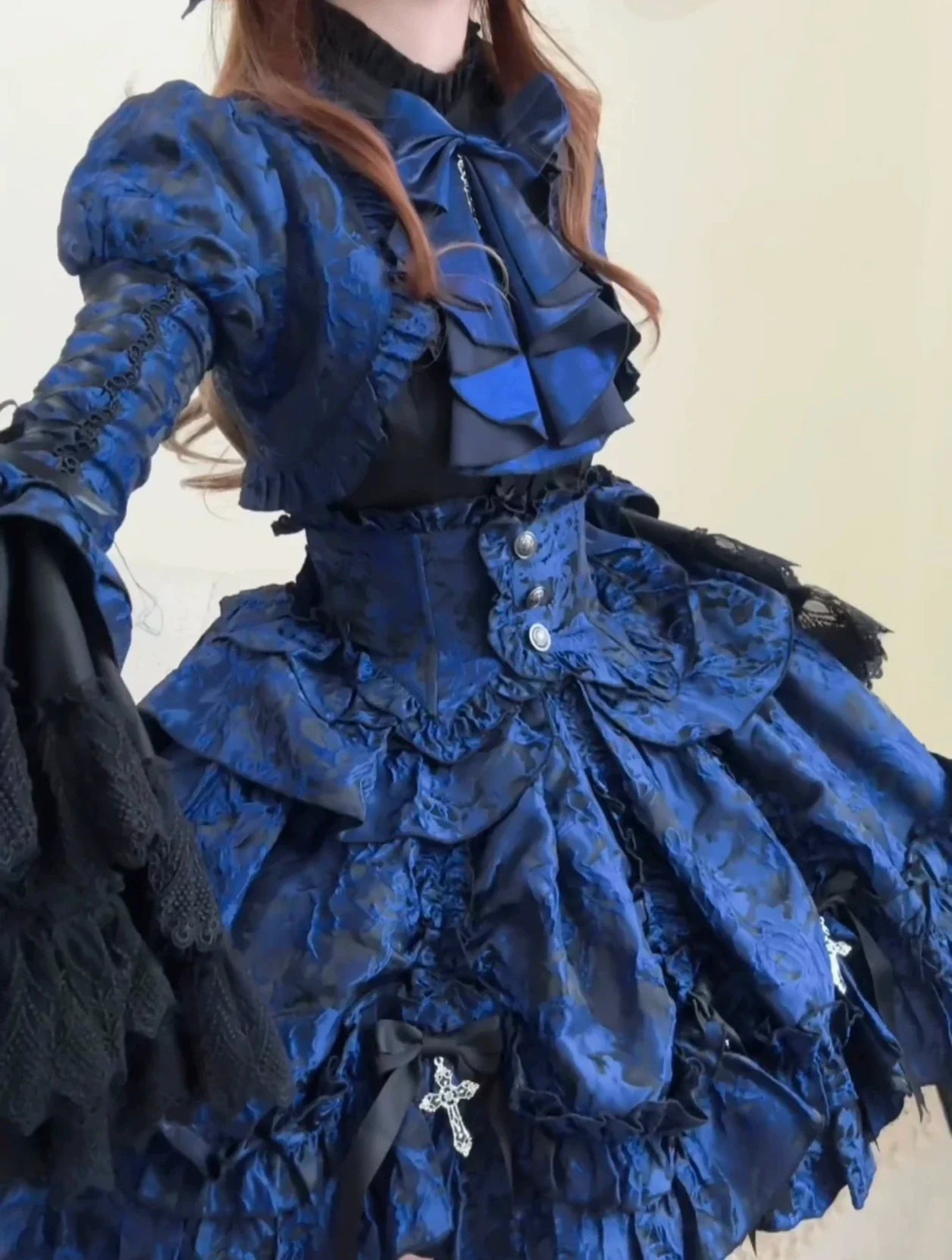 Cross Nocturne - Gothic Blouse, Corset Dress and Skirt Collection - image 14