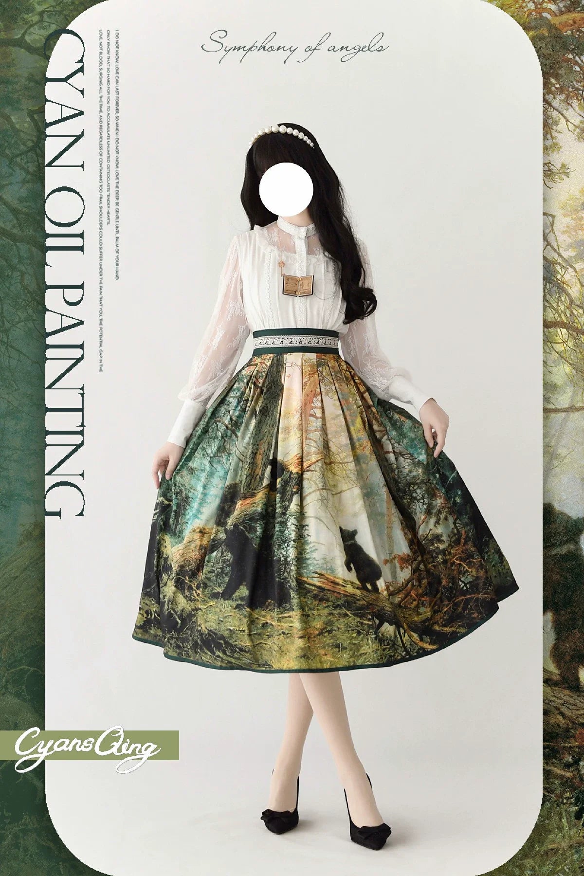 Oil Painting Collection - Elegant Lolita Skirt Printed SK - image 17