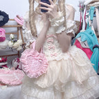 Sweet Lolita Bag Heart-shaped Lace Bag Multicolors - image 28