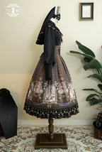 Demon Hunting Notes - Fishbone Gothic Lolita Skirt - image 48