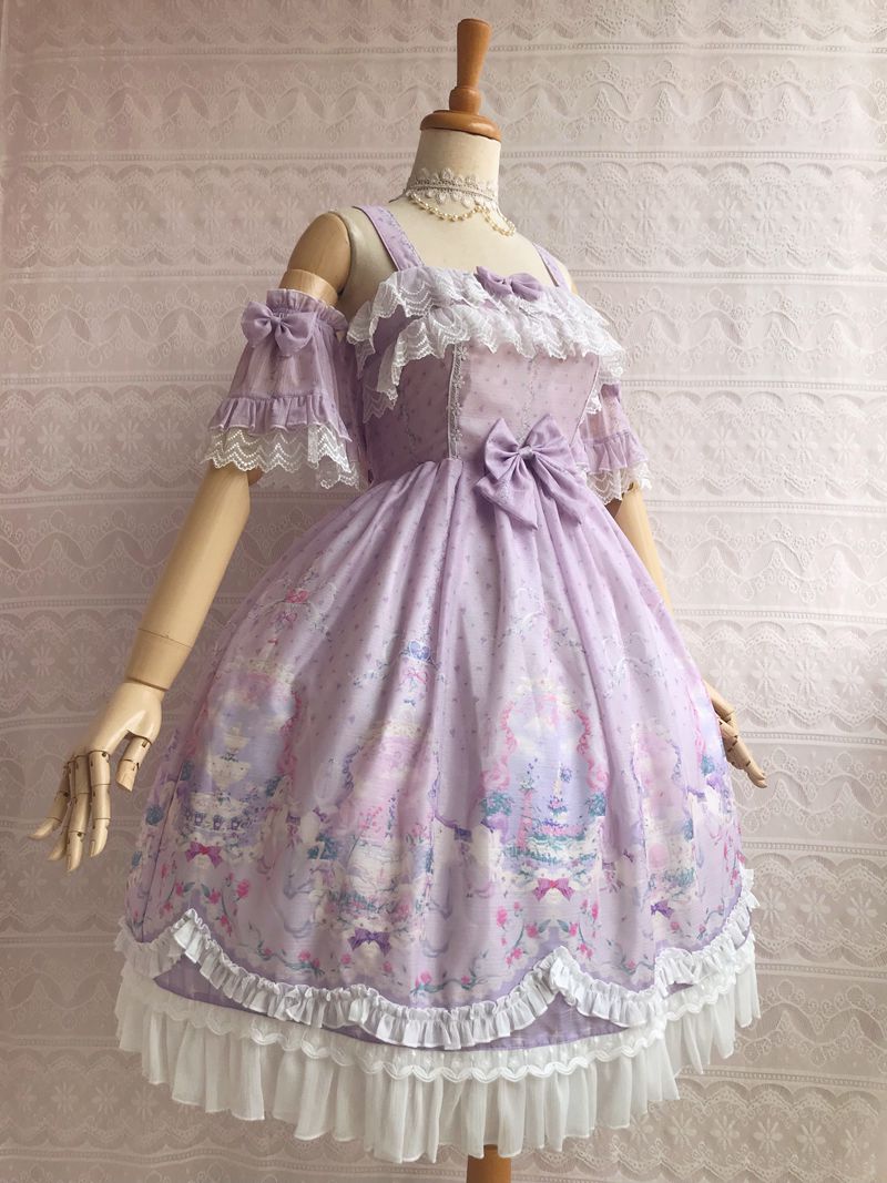 Unicorn's Secret Garden Summer Lolita JSK Dress - image 6