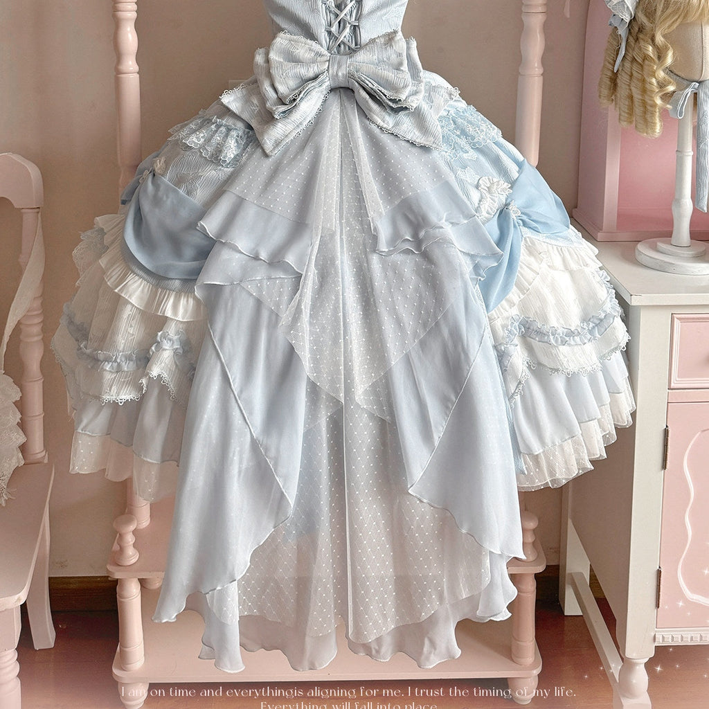 Wedding Poem Lolita JSK, Train and Bonnet Set - image 27