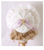 Sweet Lolita Handmade Christmas Pink Headdress - image 20