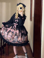Missing Lamb Case - Gothic Lolita Dress Set with Sheep Prints - image 9