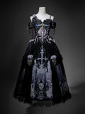 Withered Bone Specter Gothic Lolita Skirt Set - image 4