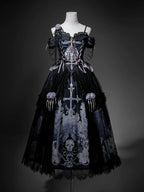 Withered Bone Specter Gothic Lolita Skirt Set - image 4