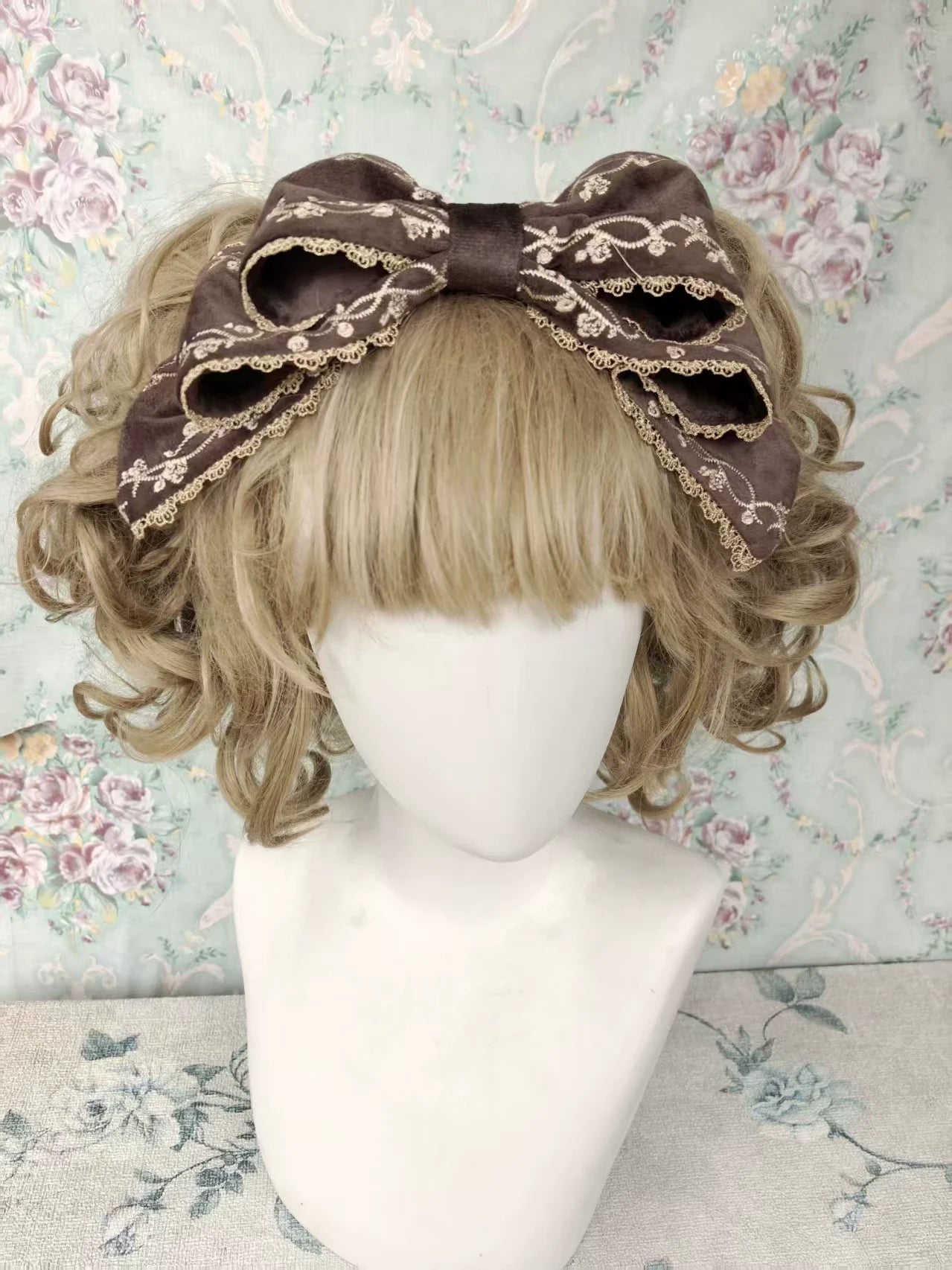 Cinderella Velvet Classic Lolita JSK Dress with Princess Embroidery - image 15