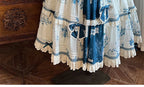 Mulberry Poetry Collection - Plus Size Lolita Printed Top & Skirt Set with Embroidery - image 7