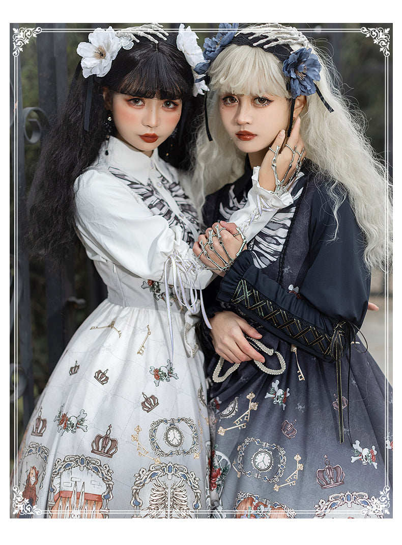 Black Fairytale - Gothic Twins Lolita JSK - image 2