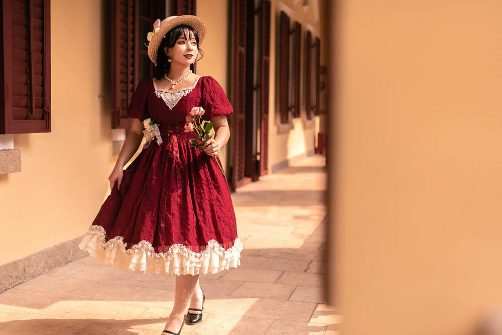 Tulip - Classic Lolita Short Sleeve OP Dress - image 37