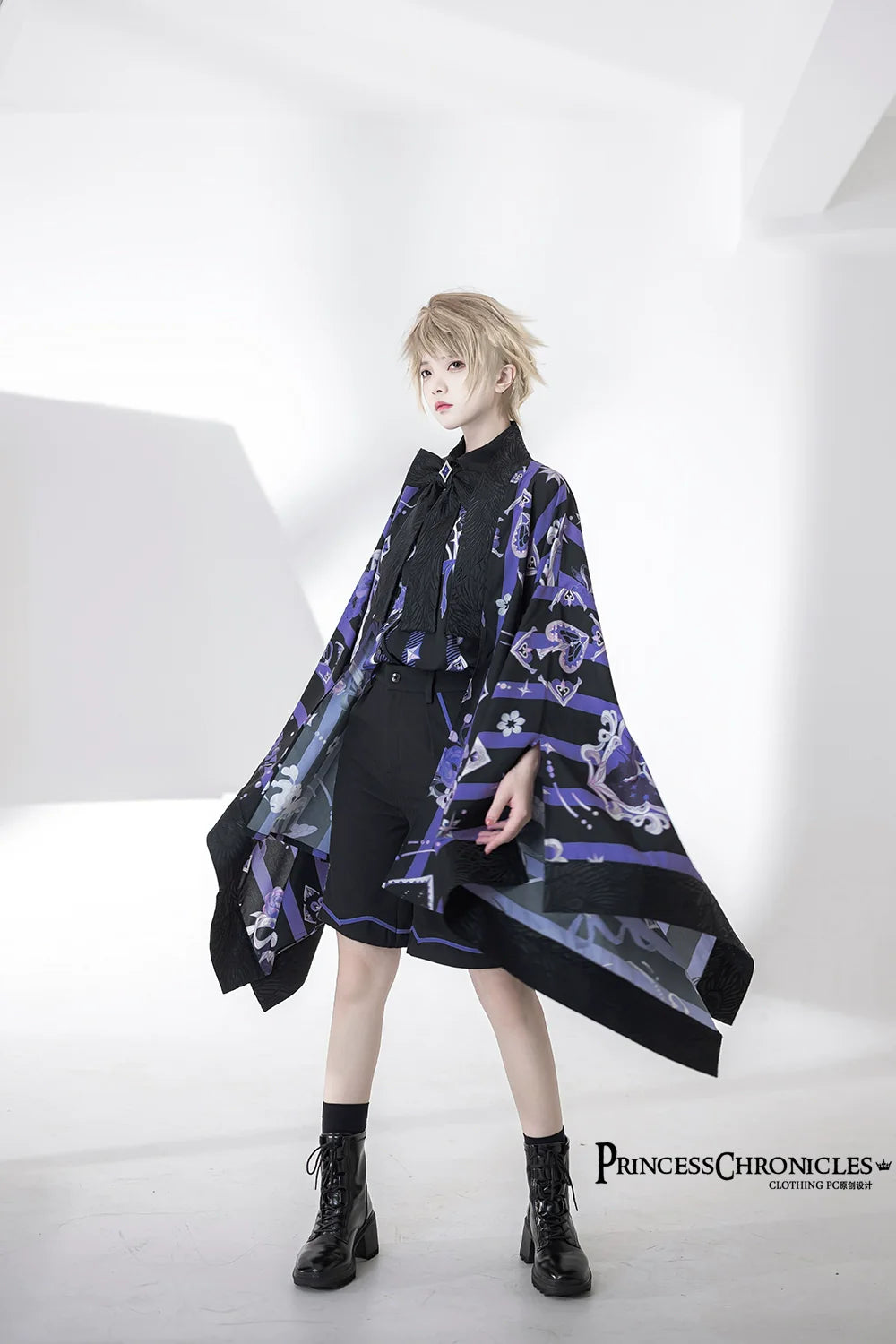 Summer Ouji Lolita Print Loose Shirt Outfit - image 14
