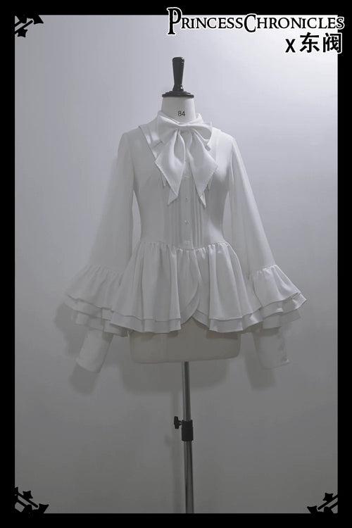 Ashes - Vintage Ouji Lolita Blouse and Shorts Set - image 5