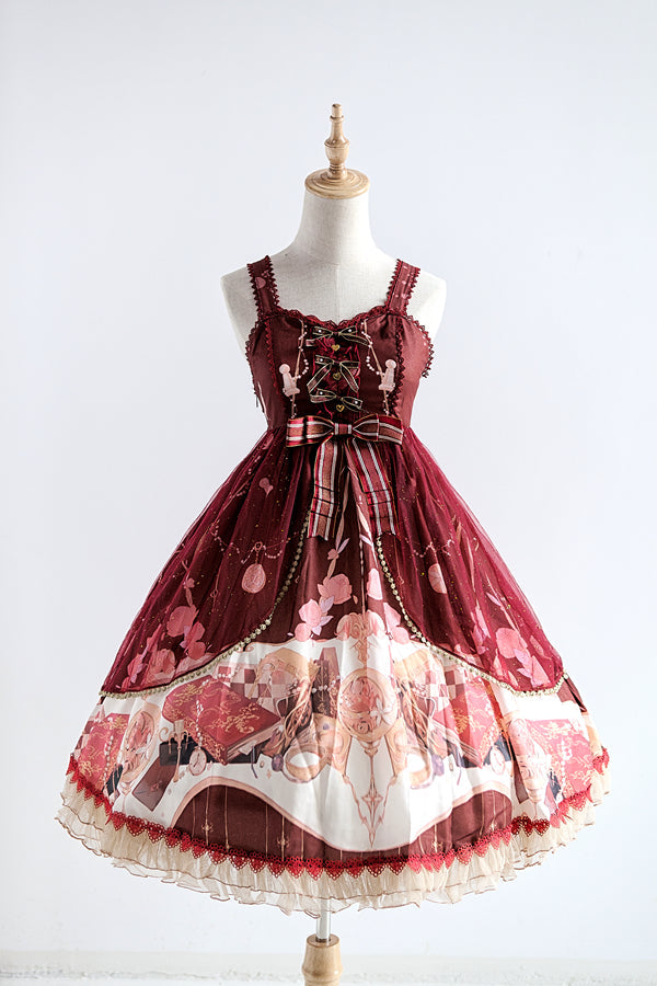 Clock Encounter - Summer Lolita JSK Dress - image 5