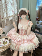 Dreamy Butterfly - Ballet-style Sweet Lolita JSK Dress With Large Bow Trailing - image 7