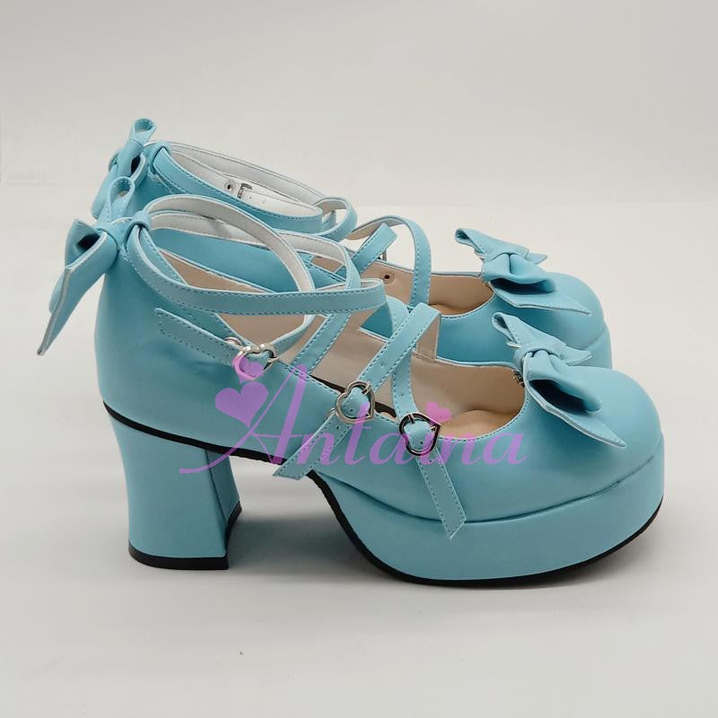 Lolita Bow Strap Shoes, Multicolors - image 34