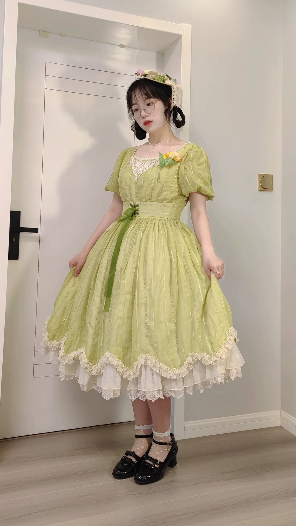 Tulip - Classic Lolita Short Sleeve OP Dress - image 65