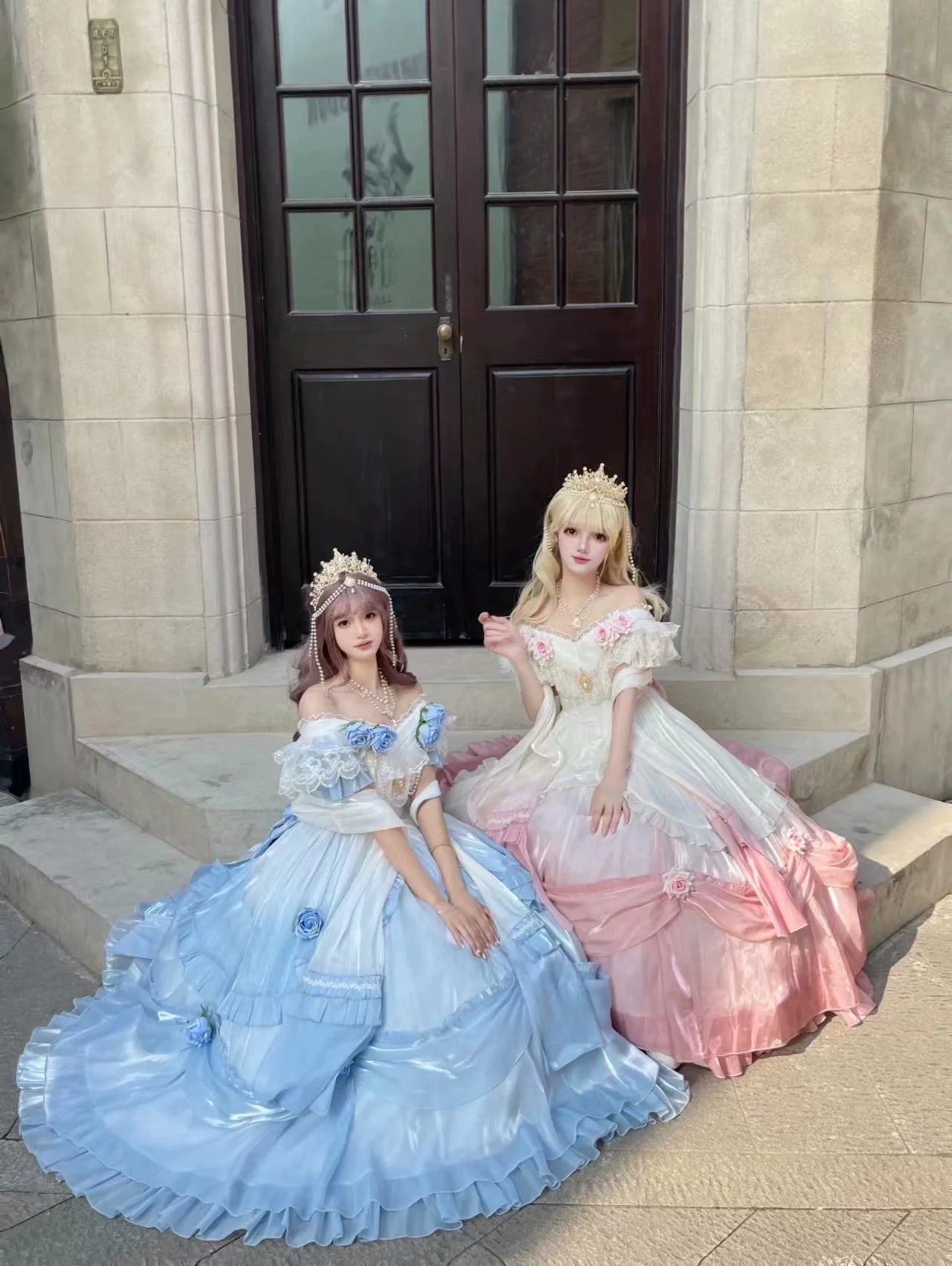 Tana Manor Classic Lolita OP Dress with Floral Decoration - image 27
