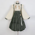 Sunflower Appointment - Oriental Classic Lolita Skirt and Blouse - image 24